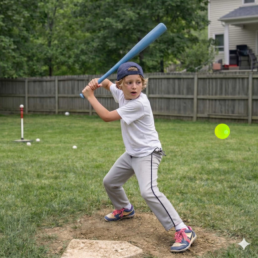 Blitzball- Plastic Backyard Baseball Bat and 2 Ball Combo Set