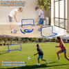 4-in-1 Hover Soccer Ball Set, Rechargable Air Floating Soccer Toy with LED Lights, Indoor & Outdoor Kids Sports Toys, Christmas Birthday Gifts for Boys Girls Aged 3 4 5 6 7 8-12