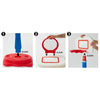 Play Day Adjustable Basketball Goal with Built-In Ball Storage and Easy Assembly