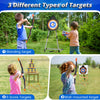 JoyStone Bow and Arrow Set for Kids- LED Light up Archery Toy Set with 1 Foam Dart Blaster, 6 Suction Cup Arrows, Archery Set with Standing Target, Indoor Outdoor Sport Gifts for Boys Girls Ages 4-8