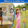 JoyStone Bow and Arrow Set for Kids- LED Light up Archery Toy Set with 1 Foam Dart Blaster, 6 Suction Cup Arrows, Archery Set with Standing Target, Indoor Outdoor Sport Gifts for Boys Girls Ages 4-8