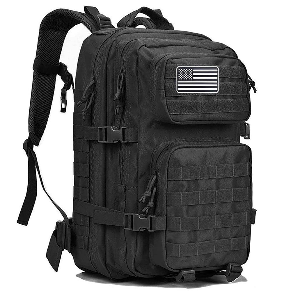 RIBONGZ 50L Camping Backpack Large Multifunction Outdoor Sport Rucksack Molle Bag Backpacks