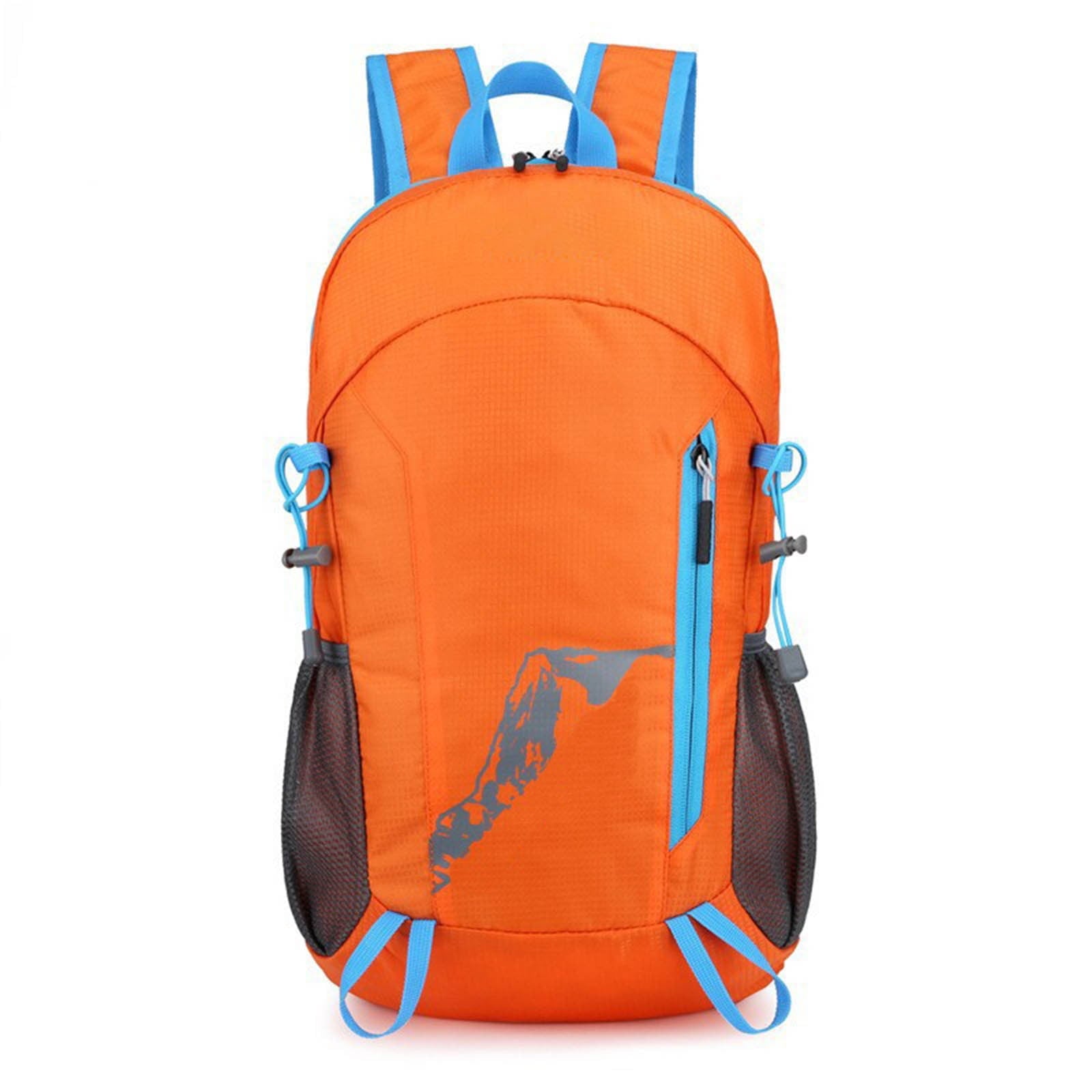 Taotanxi Hiking Backpack,20L sports lightweight folding waterproof ultra-light backpack suitable for outdoor camping picnic (Orange)
