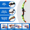 JoyStone Bow and Arrow Set for Kids- LED Light up Archery Toy Set with 1 Foam Dart Blaster, 6 Suction Cup Arrows, Archery Set with Standing Target, Indoor Outdoor Sport Gifts for Boys Girls Ages 4-8