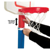 Play Day Adjustable Basketball Goal with Built-In Ball Storage and Easy Assembly