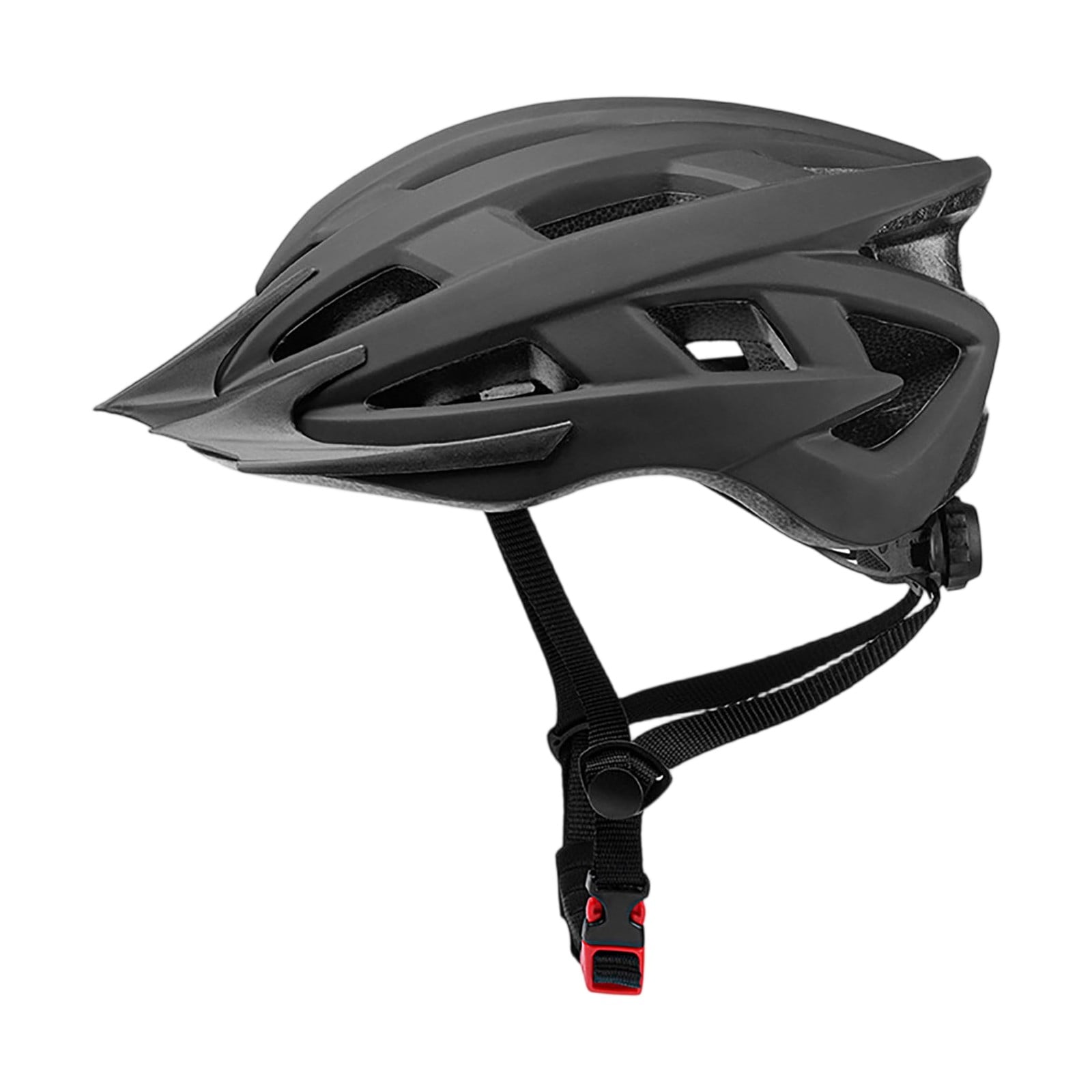Lightweight Adult Cycling Helmet – Imitation One-piece Road Bike Helmet for Men & Women, Outdoor Sports Equipment(Black)